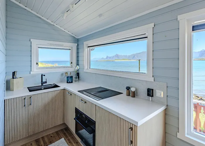 Heiahytta Сasa de vacaciones Fredvang